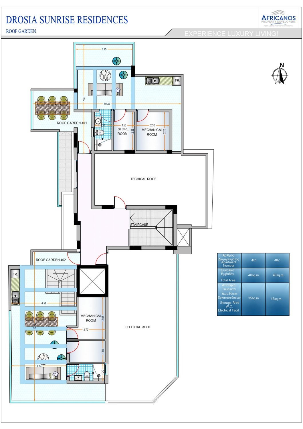 2 bedrooms Apartment in Larnaca, Larnaka, Cyprus No. 23346