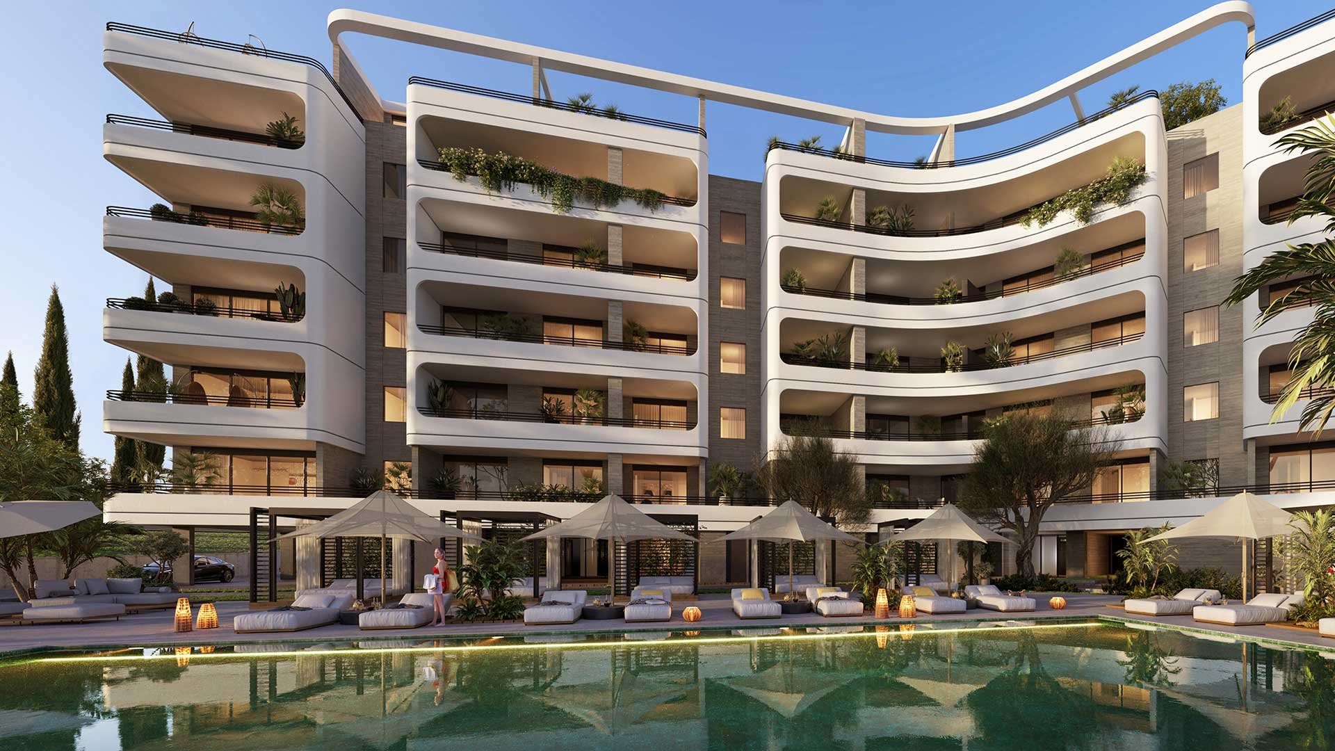 3 dormitorios Apartamento en Agios Tychonas, Limassol, Chipre No. 23904