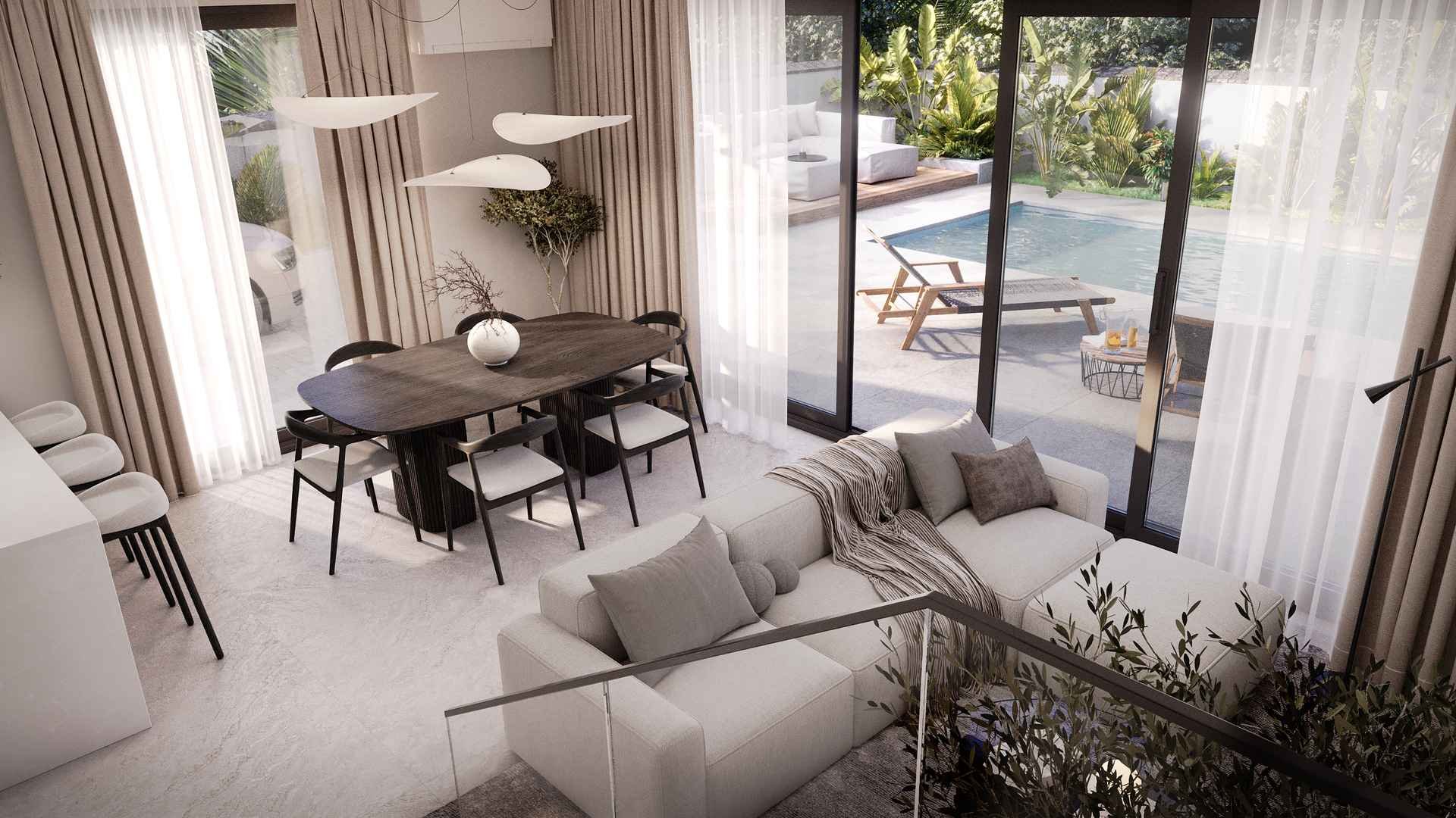 Вилла с 3 спальнями в VENTI VILLAS, Гермасойя, Лимасол, Кипр № 57869