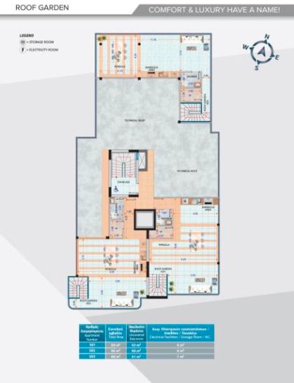 Квартира с 2 спальнями в Ларнака, Кипр № 23296