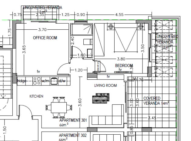 2 bedrooms Properties in Omonoia, Limassol, Cyprus No. 33866