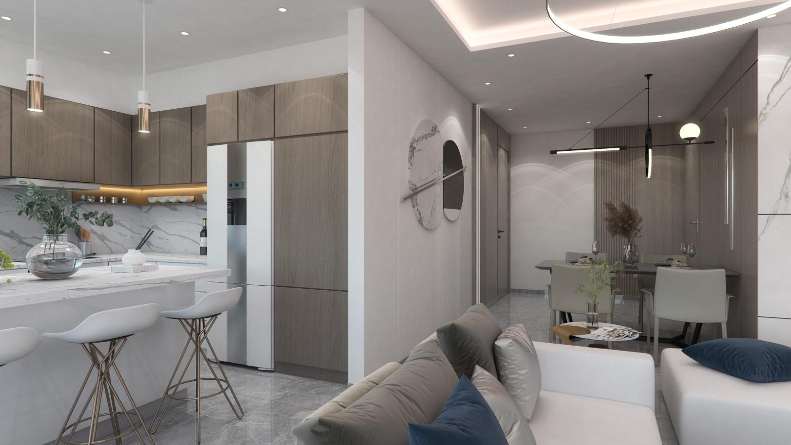 2 chambres Appartement à Larnaca, Larnaka, Chypre No. 23301