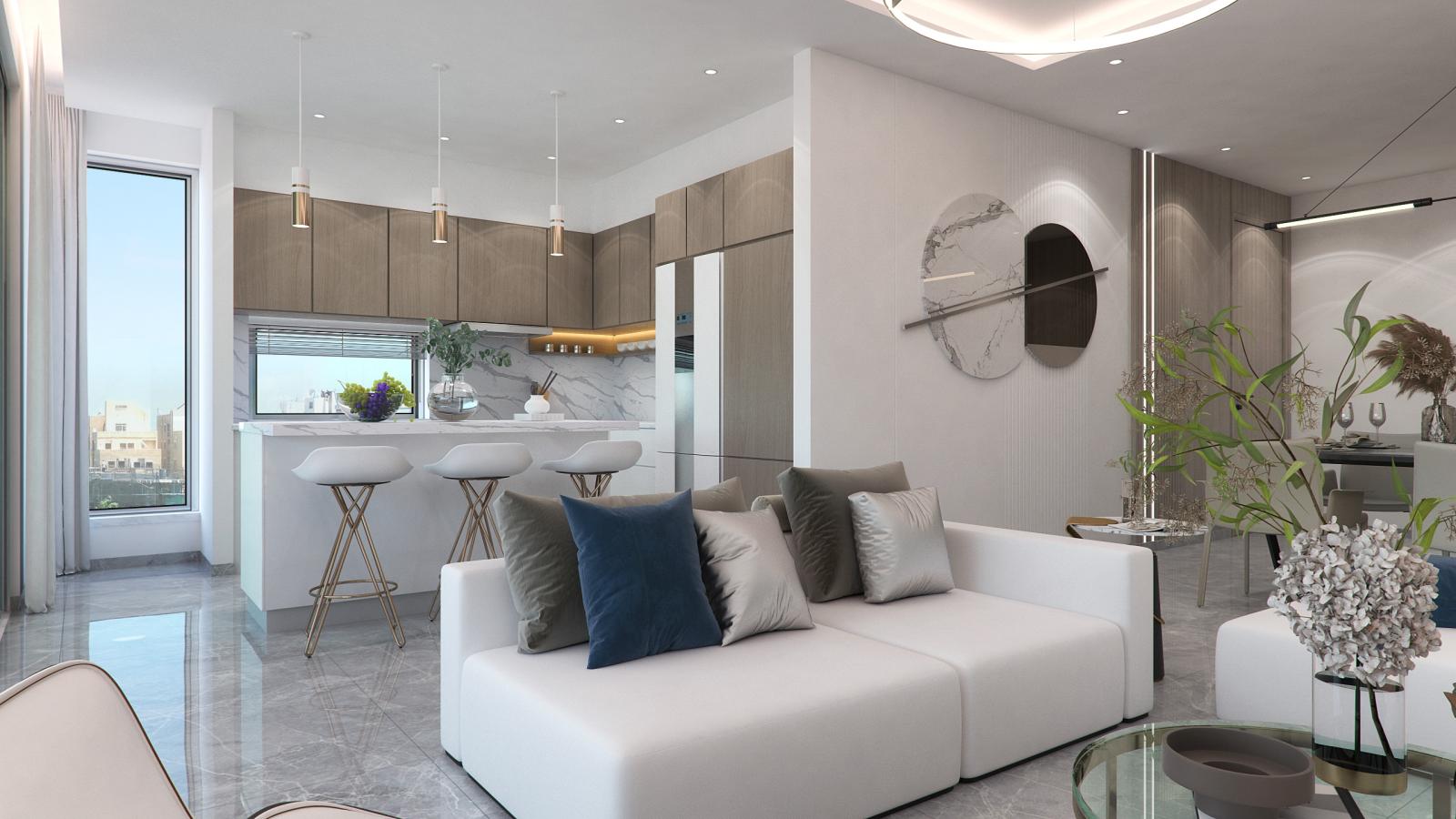 2 chambres Appartement à Larnaca, Larnaka, Chypre No. 23301