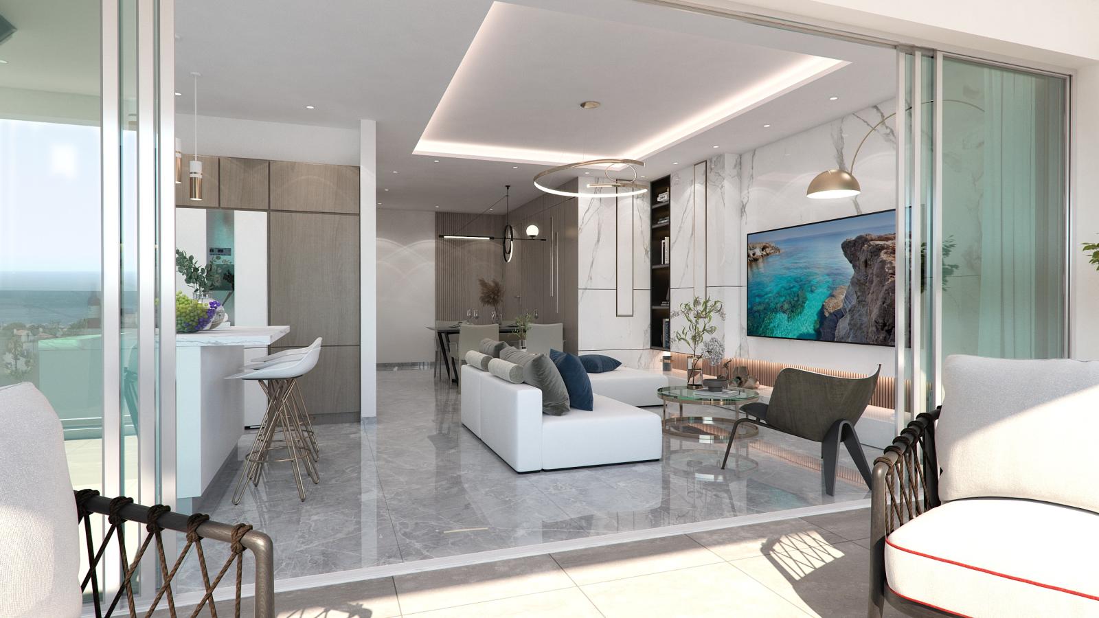 2 chambres Appartement à Larnaca, Larnaka, Chypre No. 23301