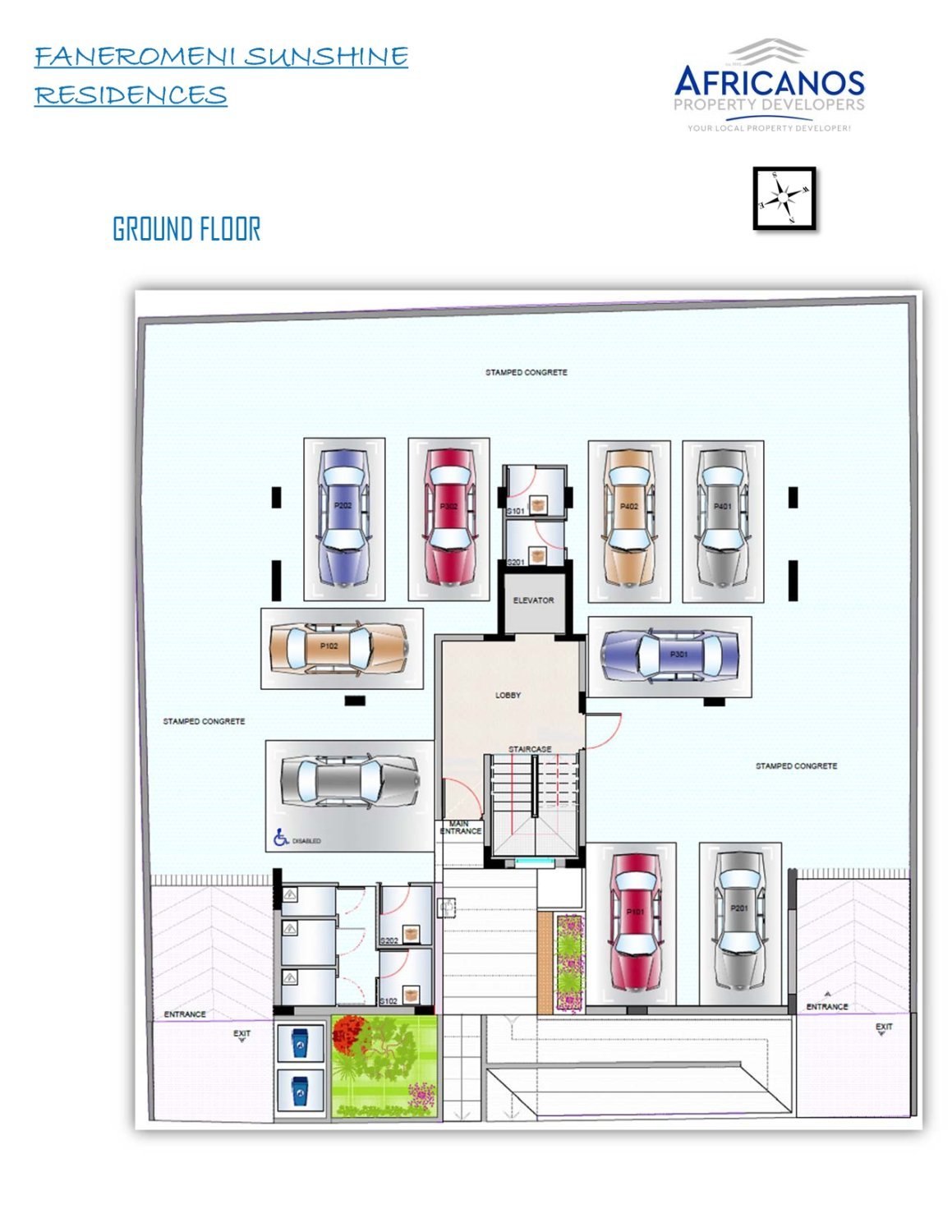 2 dormitorios Apartamento en Larnaca, Larnaka, Chipre No. 23348