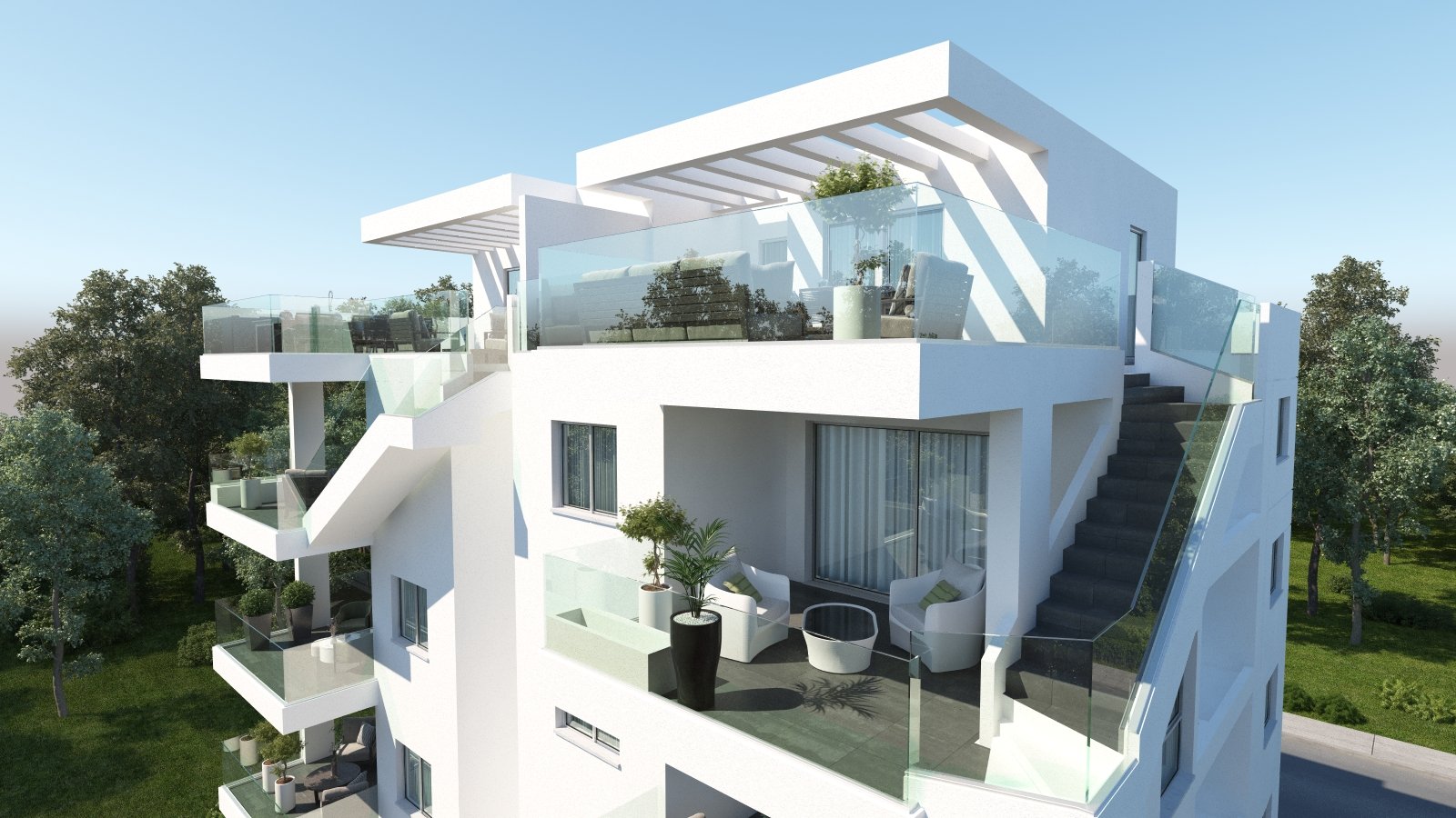 2 dormitorios Apartamento en Larnaca, Larnaka, Chipre No. 23348