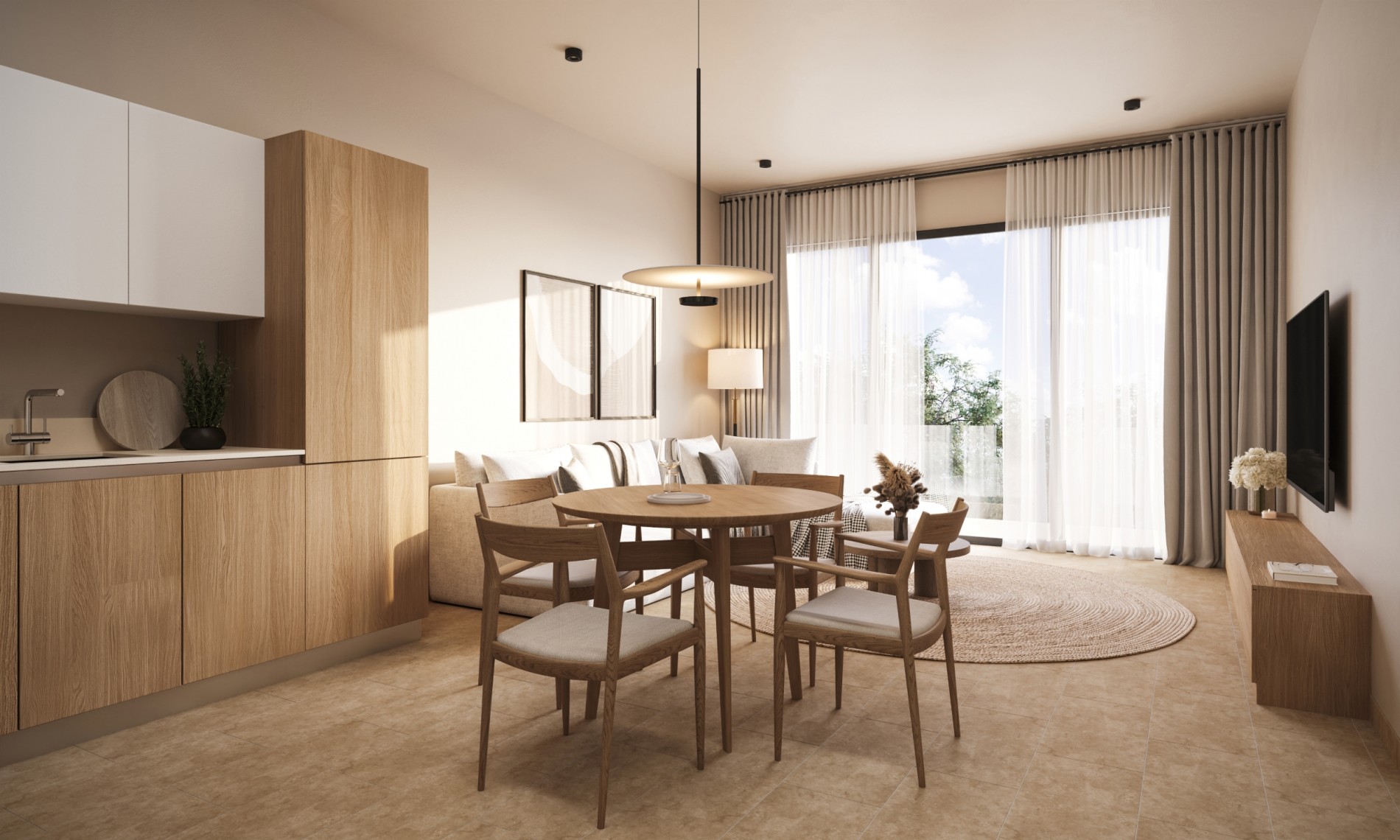 1 chambre Appartement à Paphos, Chypre No. 56481