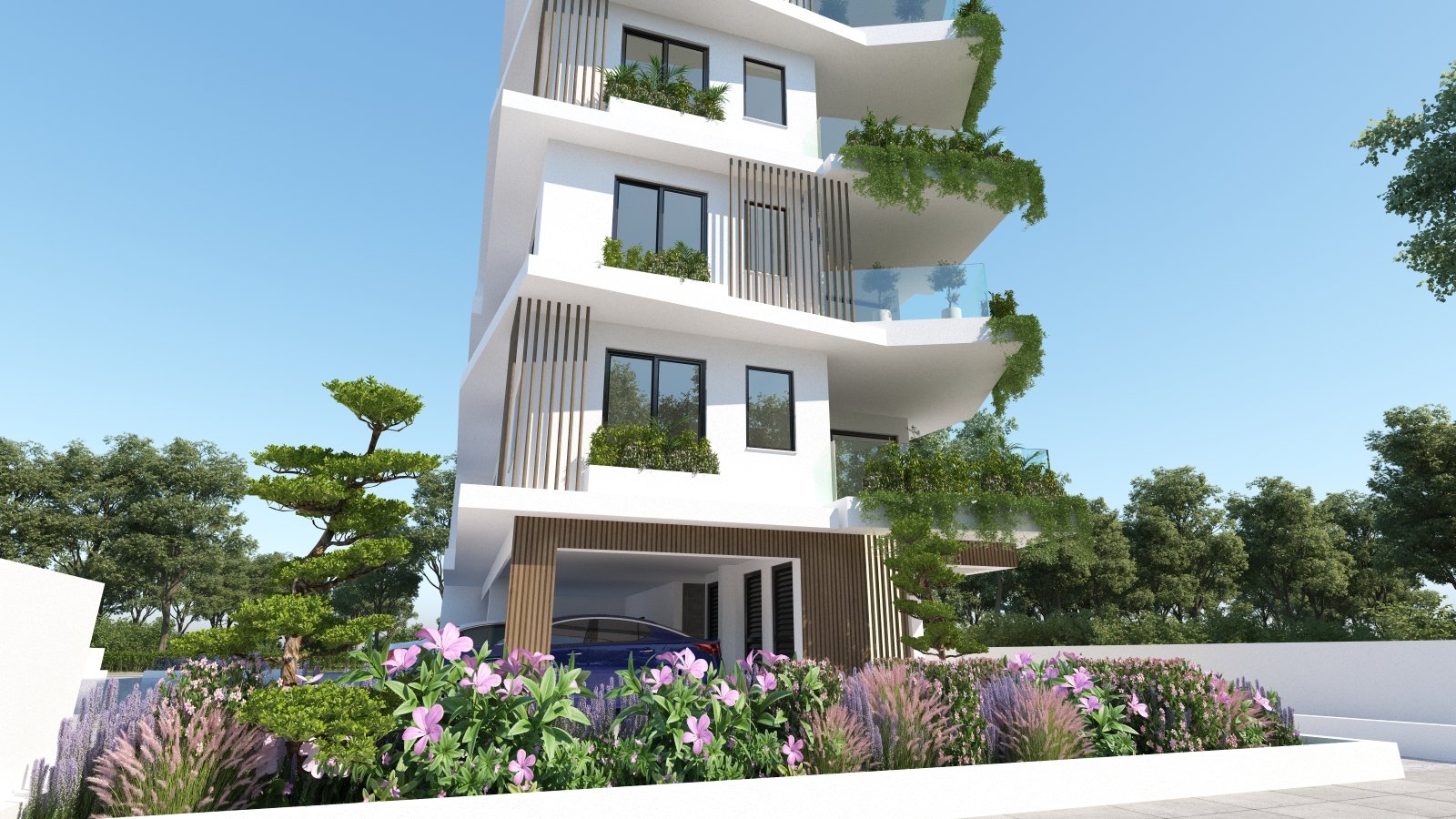 Квартира с 2 спальнями в Ларнака, Кипр № 23355