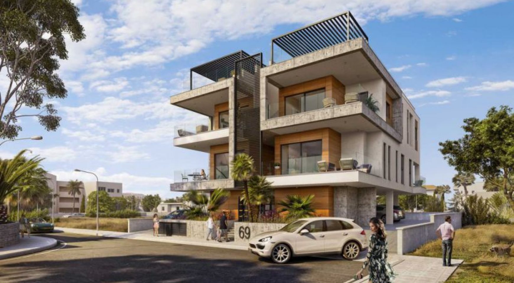 3 chambres Penthouse à Limassol, Chypre No. 23669