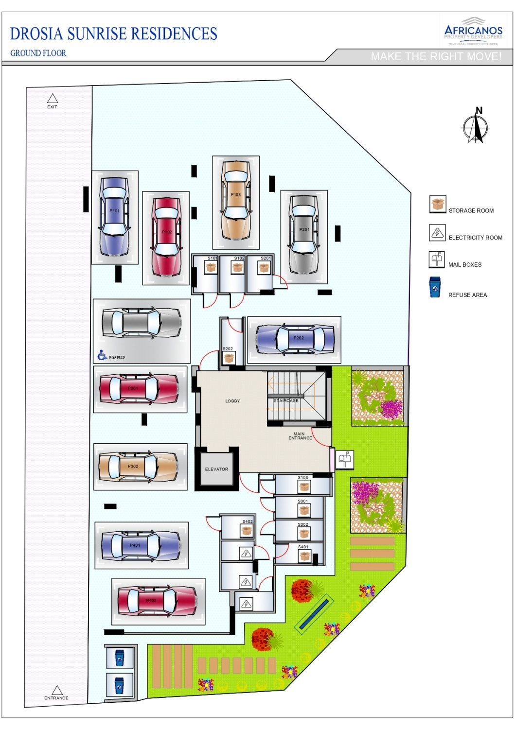 2 bedrooms Apartment in Larnaca, Larnaka, Cyprus No. 23347