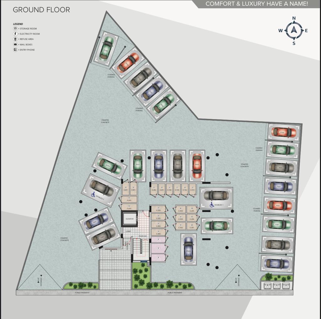 2 bedrooms Apartment in Larnaca, Larnaka, Cyprus No. 23309