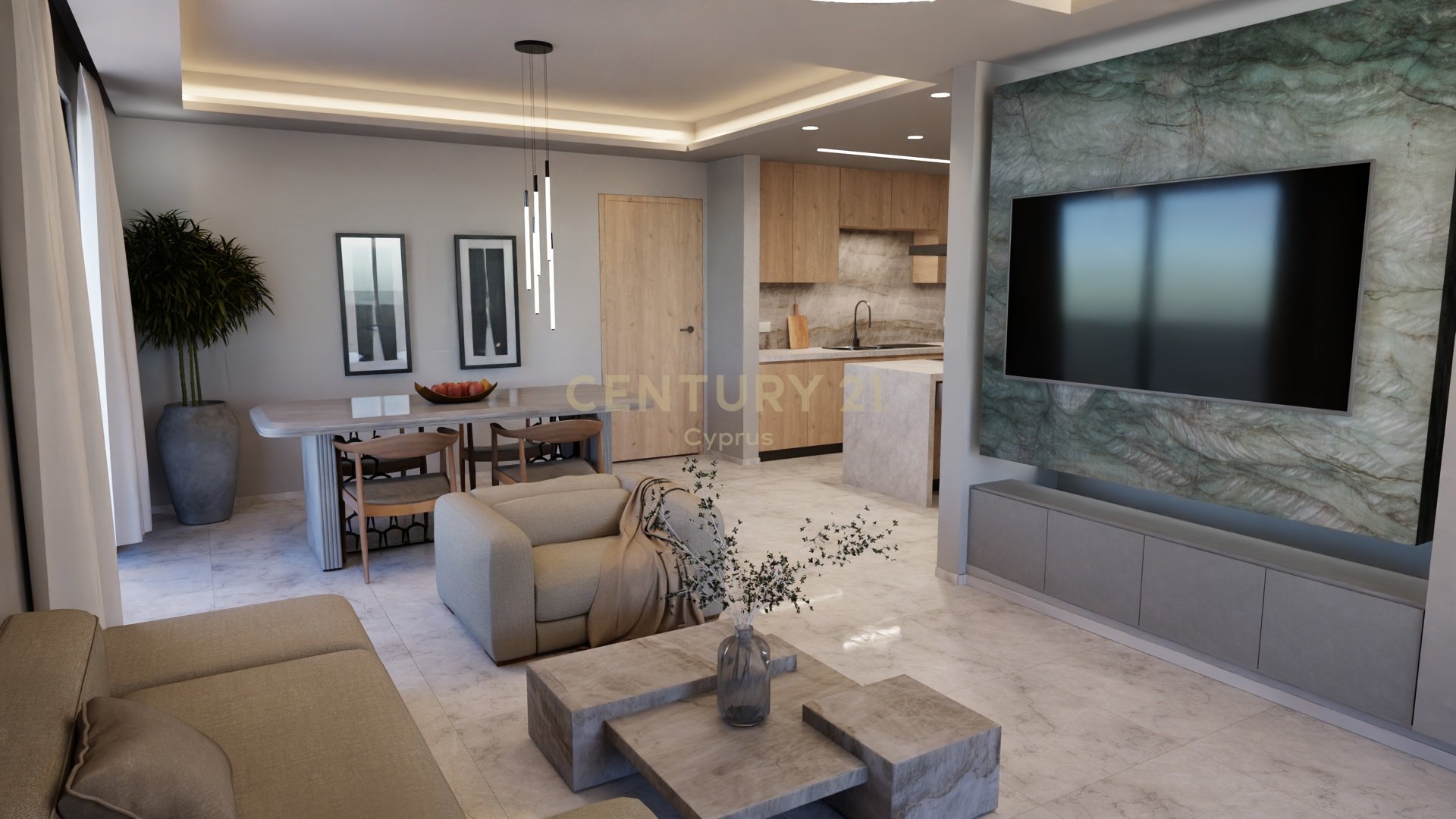 3 bedrooms Penthouse in Ypsonas, Limassol, Cyprus No. 55025