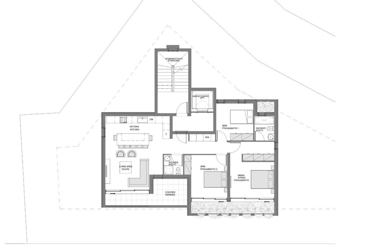 4 pièces Appartement à Paphos, Chypre No. 39008