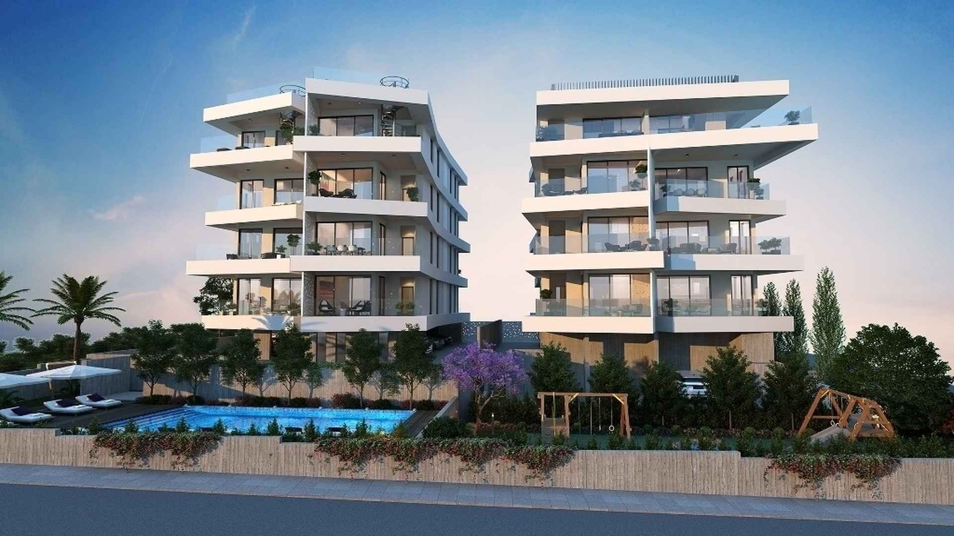 ЖК KINNIS GRAND VALLEY RESIDENCE A в Гермасойя, Лимасол, Кипр № 6990
