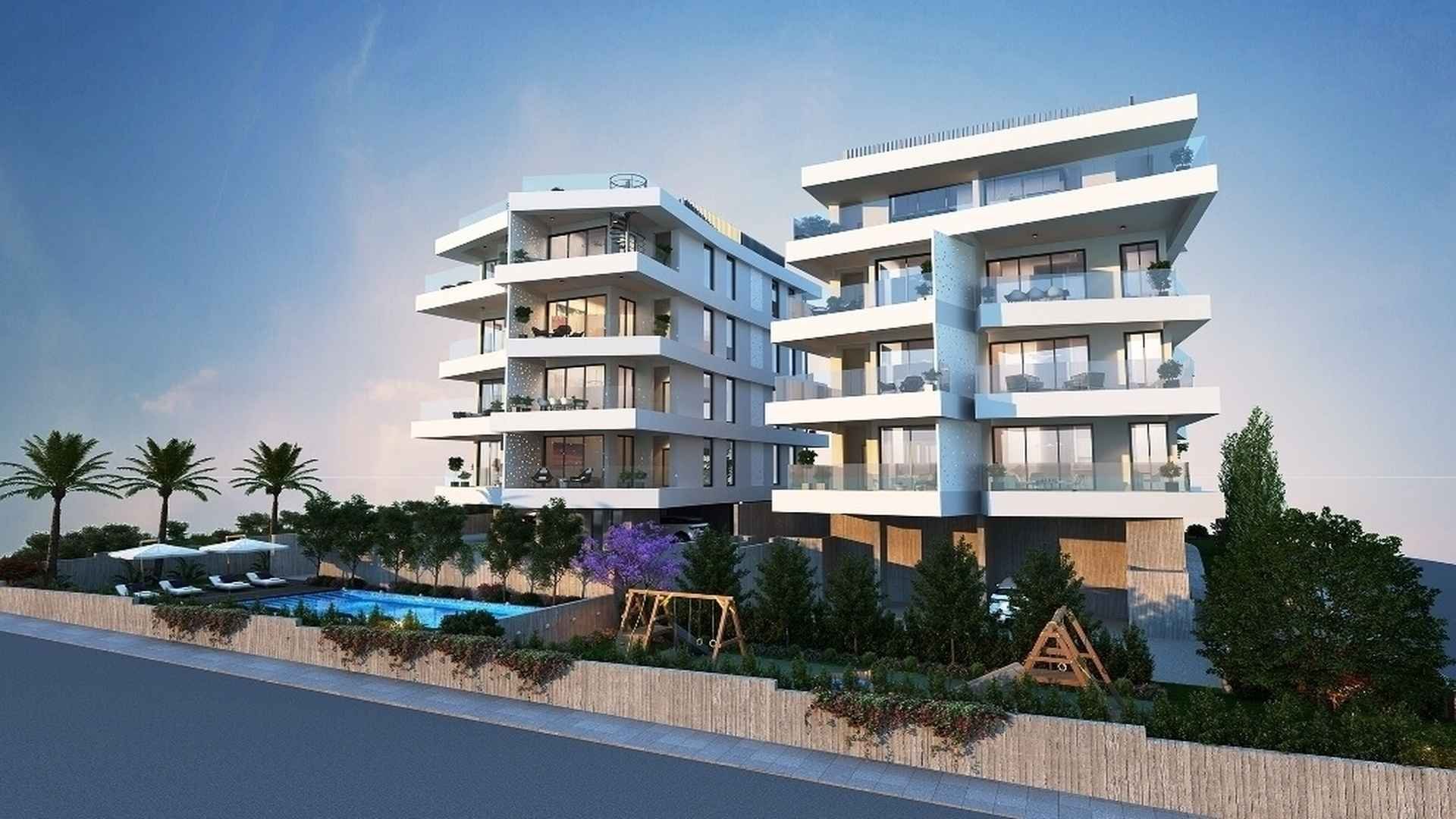 ЖК KINNIS GRAND VALLEY RESIDENCE A в Гермасойя, Лимасол, Кипр № 6990