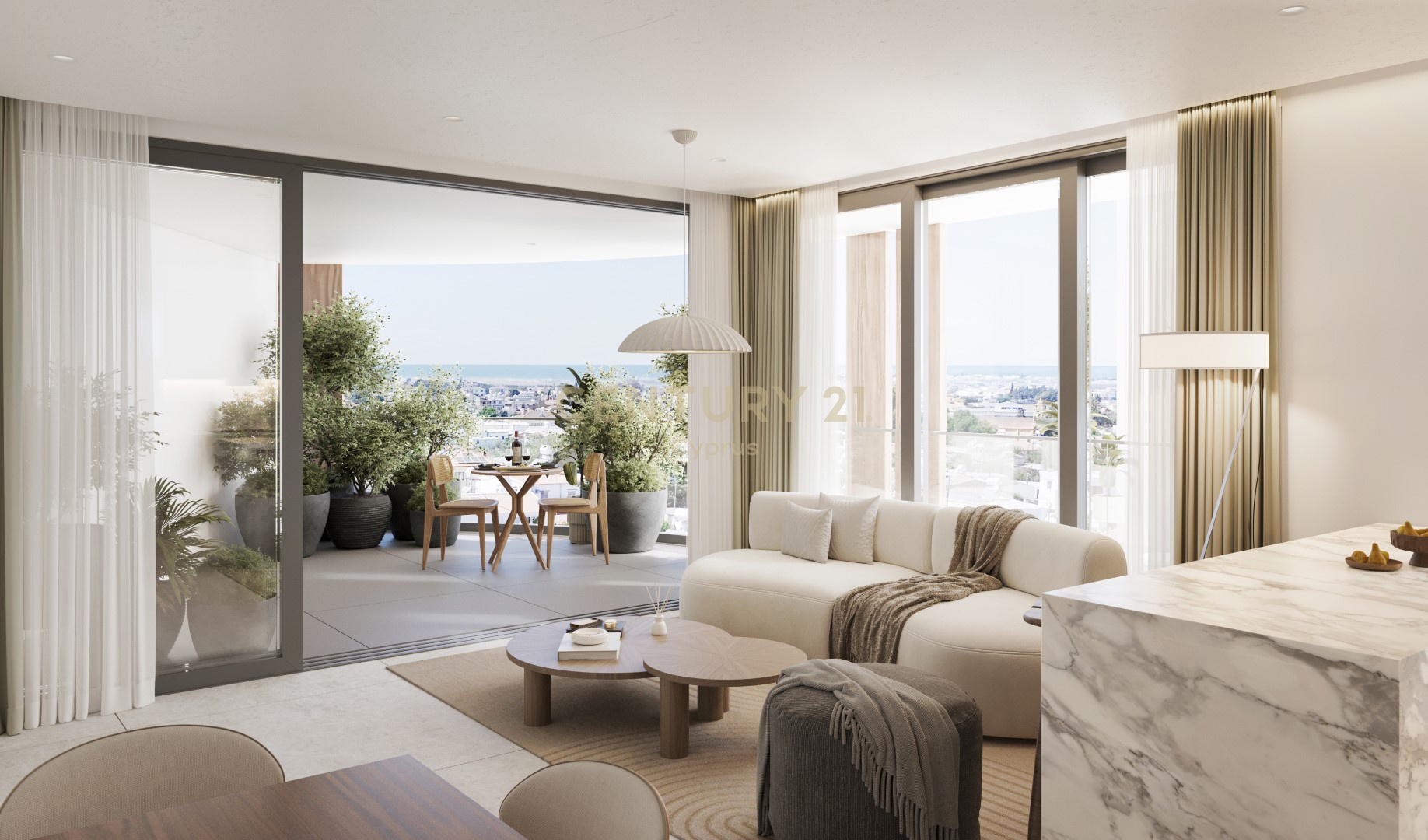 3 dormitorios Apartamento en Larnaca, Larnaka, Chipre No. 55438
