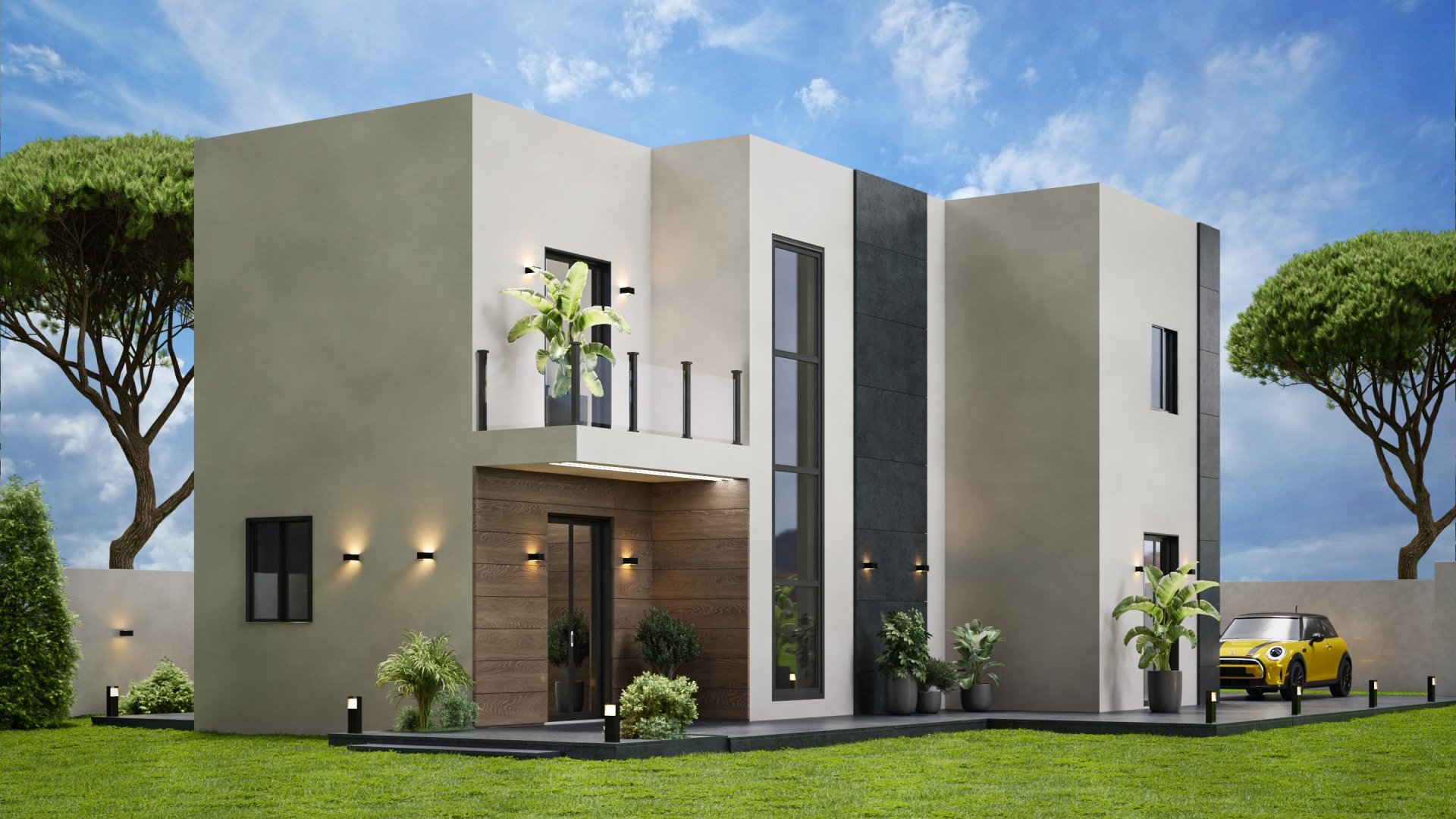 Вилла с 3 спальнями в Мони, Лимасол, Кипр № 55768