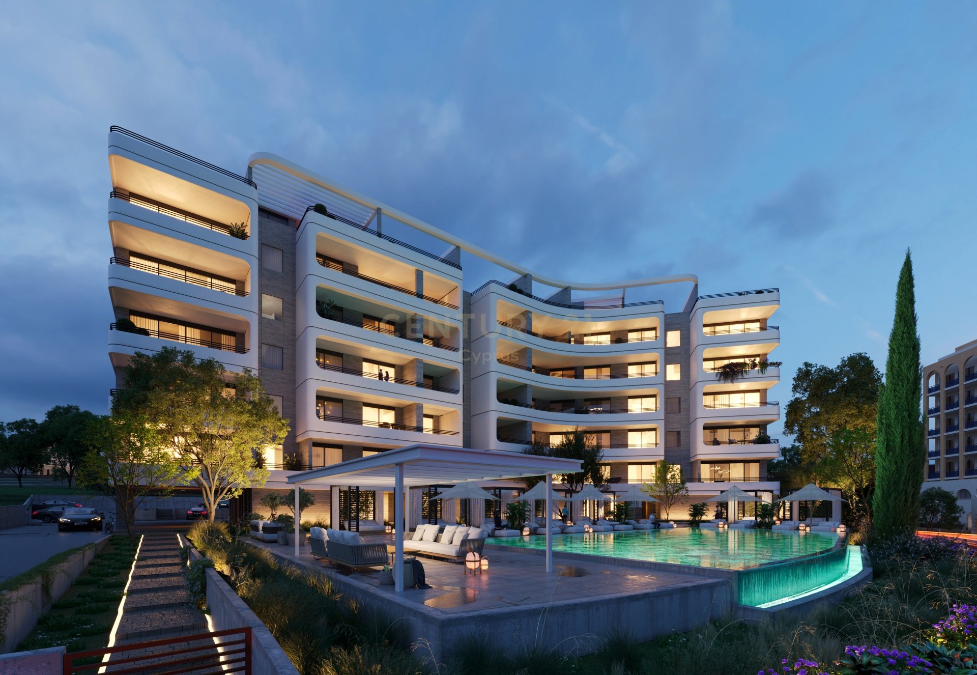 3 dormitorios Apartamento en Agios Tychonas, Limassol, Chipre No. 56328