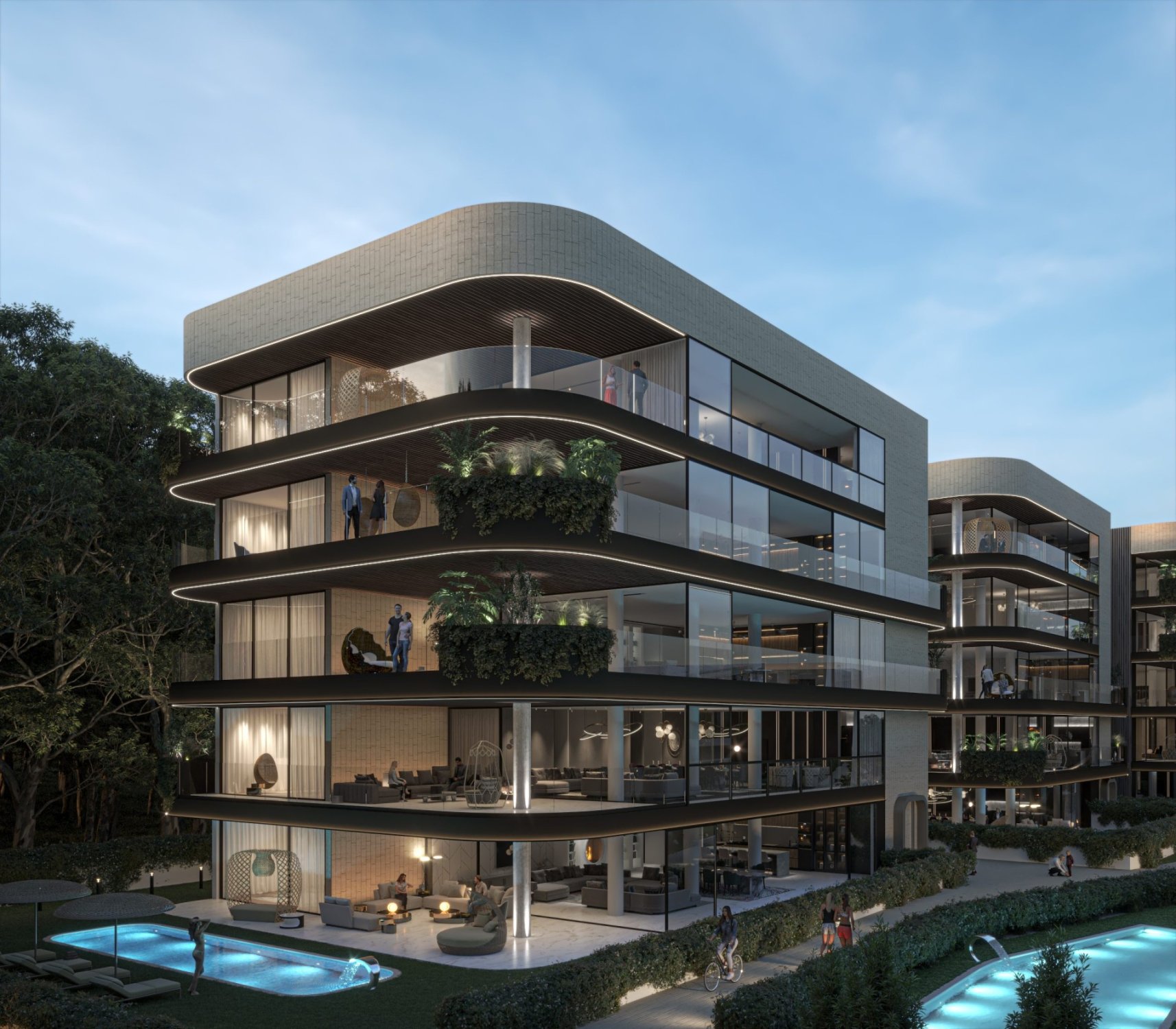 3 dormitorios Apartamento en Nicosia, Chipre No. 49079