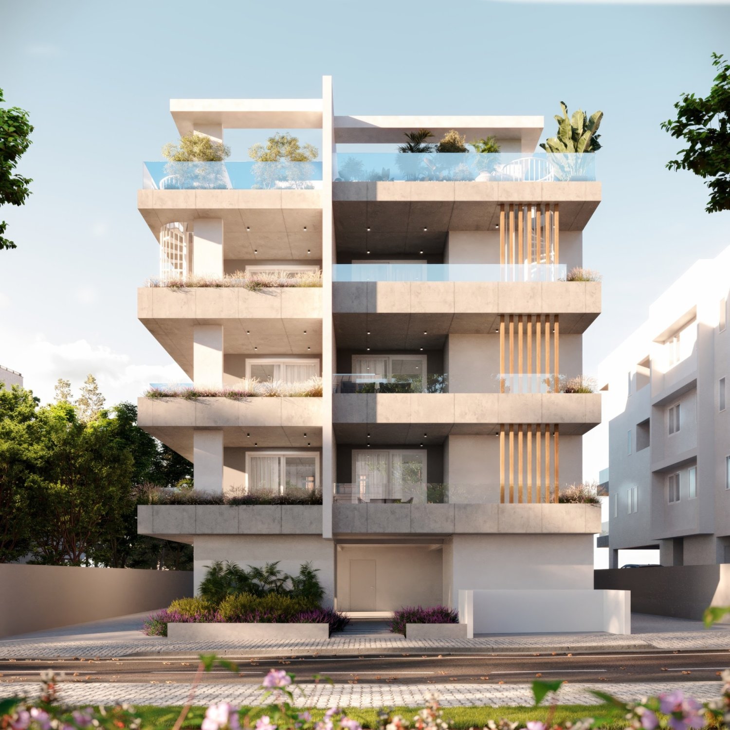 2 bedrooms Penthouse in Aradippou, Larnaka, Cyprus No. 48438