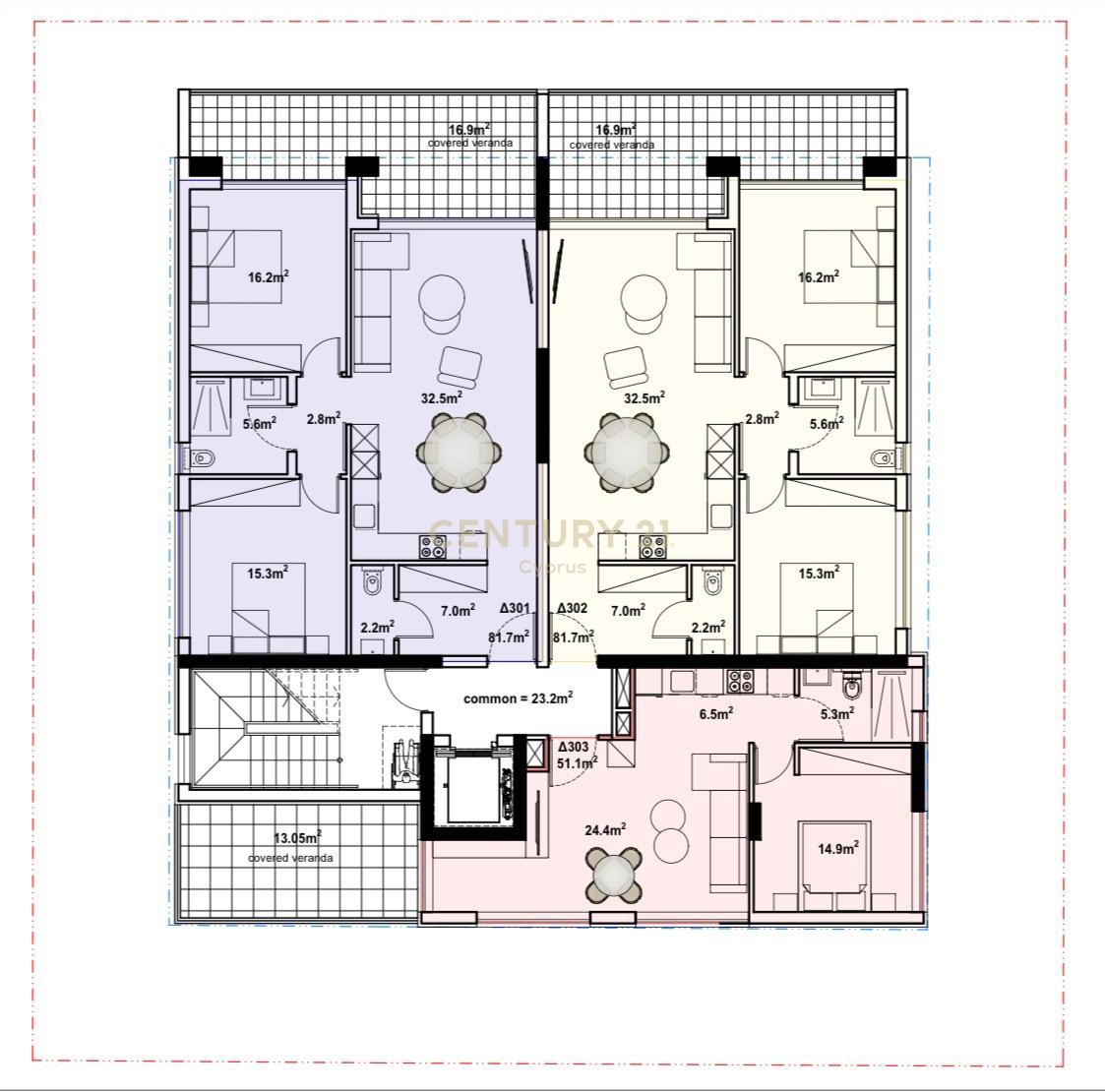 2 bedrooms Apartment in Mesa Geitonia, Limassol, Cyprus No. 53434