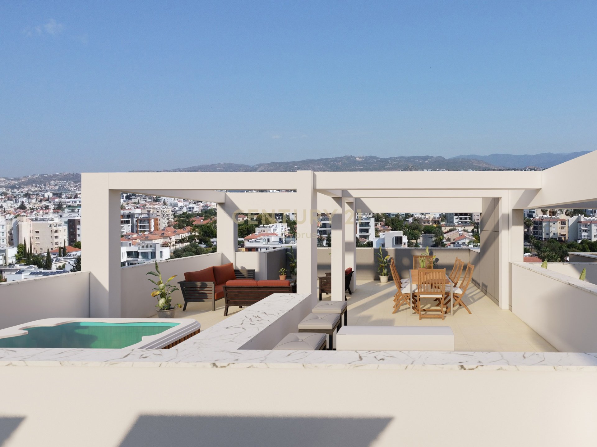 2 bedrooms Penthouse in Germasogeia, Limassol, Cyprus No. 55660
