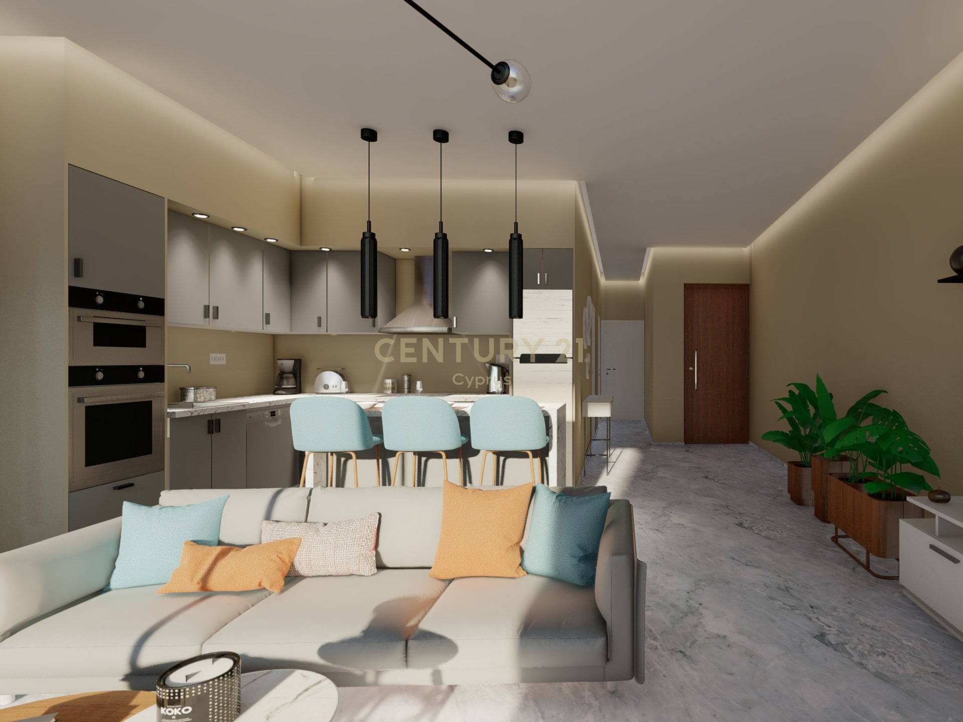 2 bedrooms Penthouse in Germasogeia, Limassol, Cyprus No. 55660