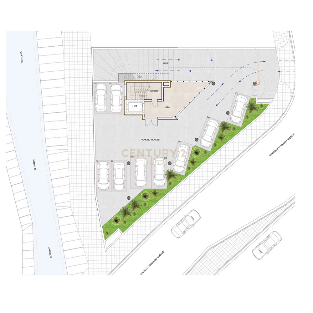 1802m2 Local comercial en Agios Georgios, Limassol, Chipre No. 54289