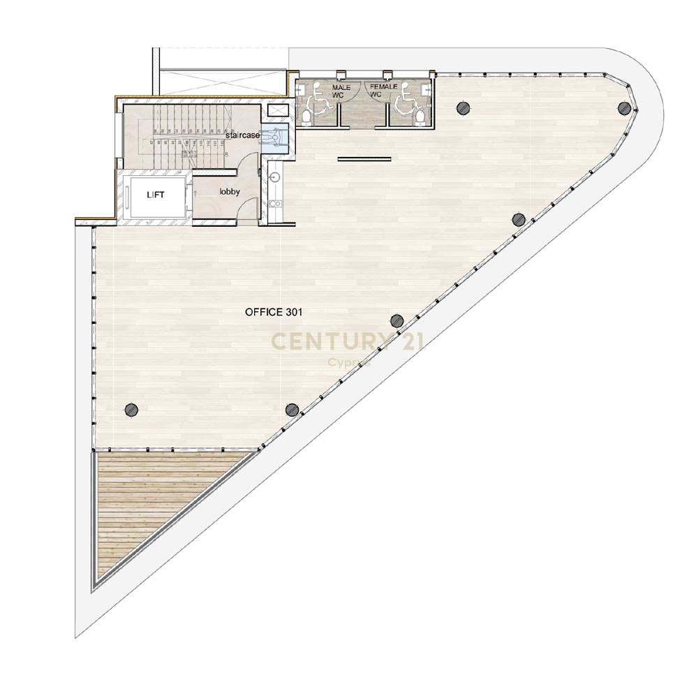 1802m2 Local comercial en Agios Georgios, Limassol, Chipre No. 54289