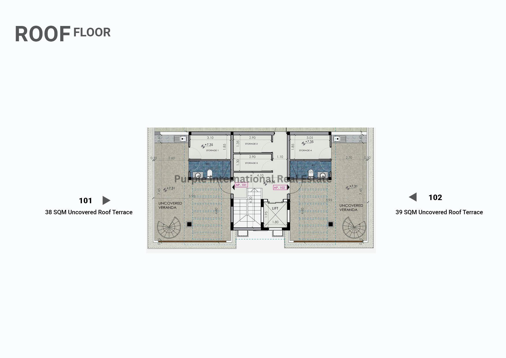 3 dormitorios Apartamento en Larnaca, Larnaka, Chipre No. 35099