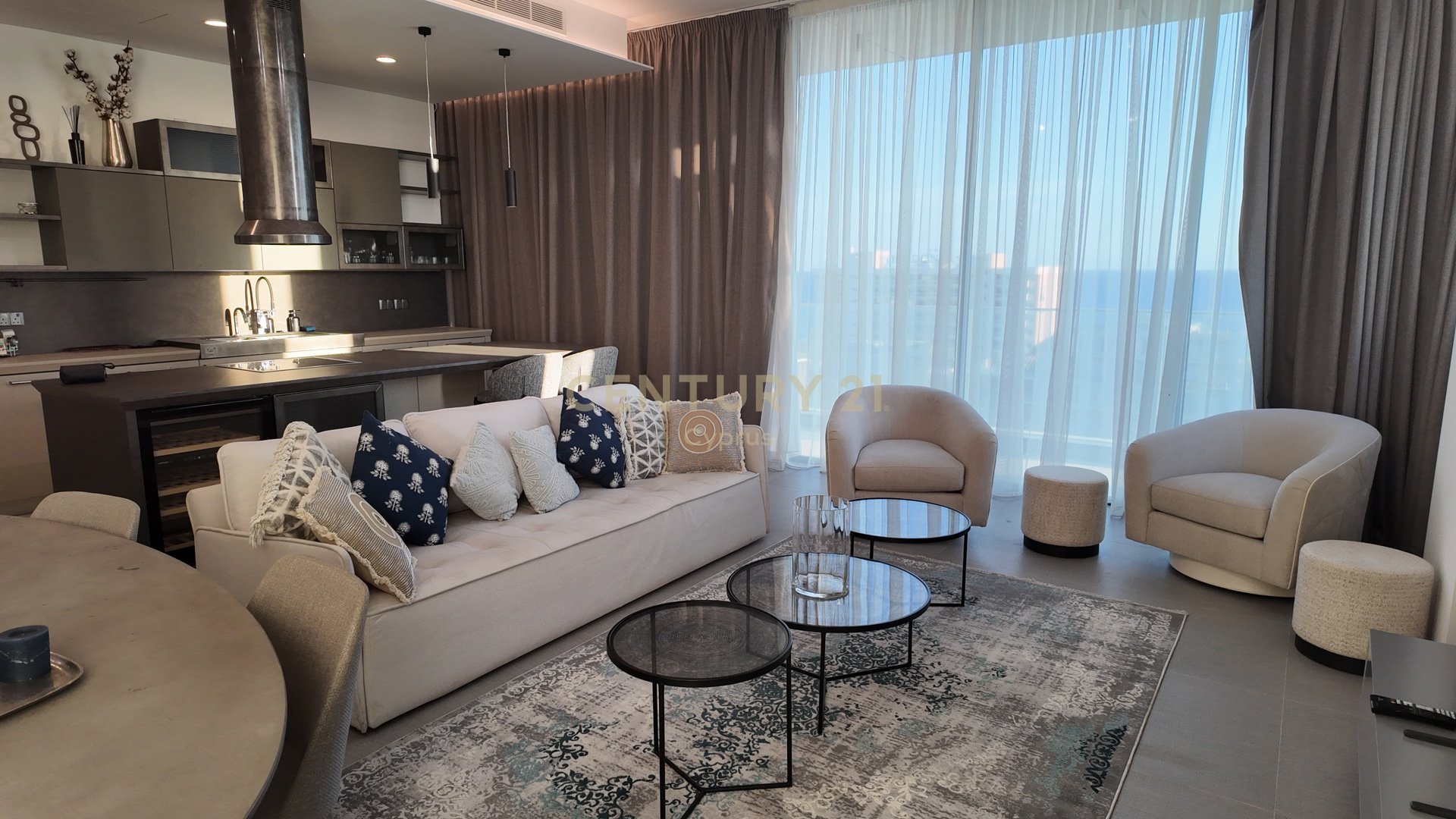 3 dormitorios Apartamento en Agios Tychonas, Limassol, Chipre No. 55973