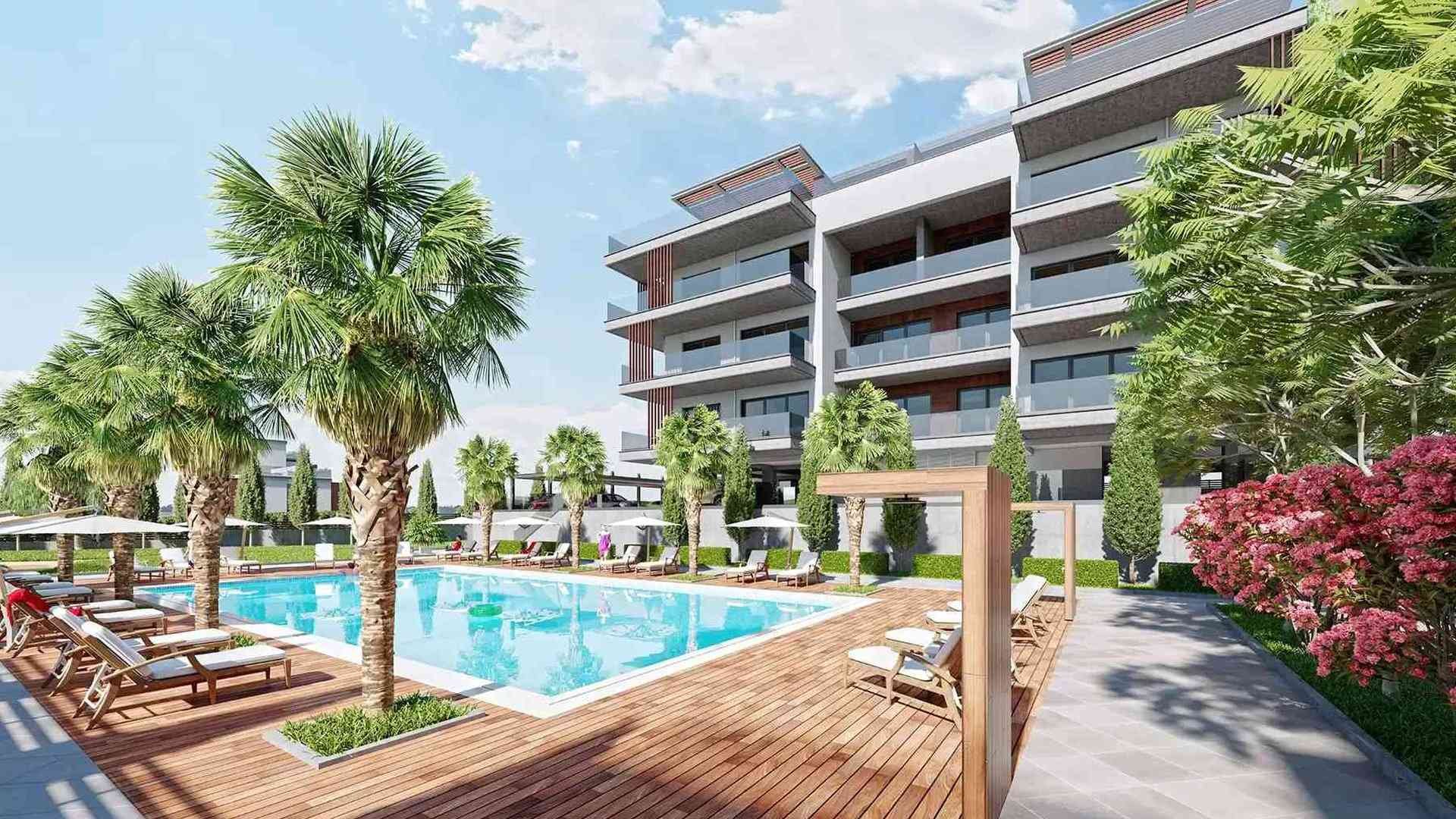 ЖК GARDEN SQUARE в Мутайяка, Лимасол, Кипр № 8929