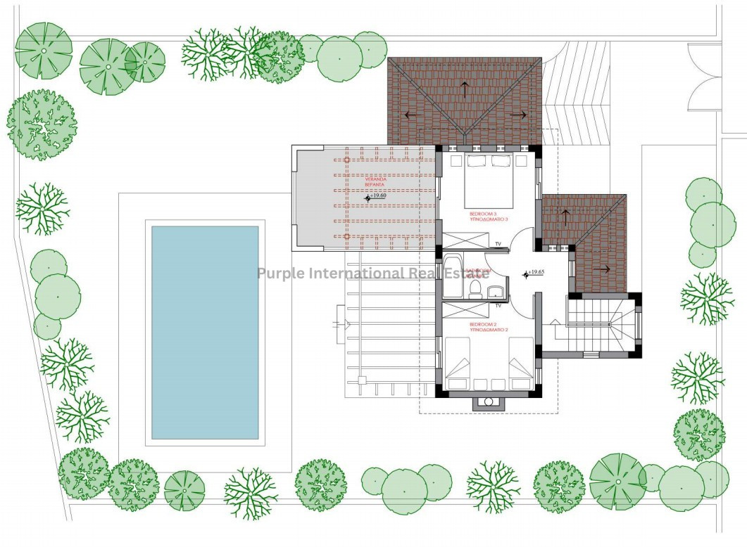 Вилла с 3 спальнями в Марони, Ларнака, Кипр № 53099