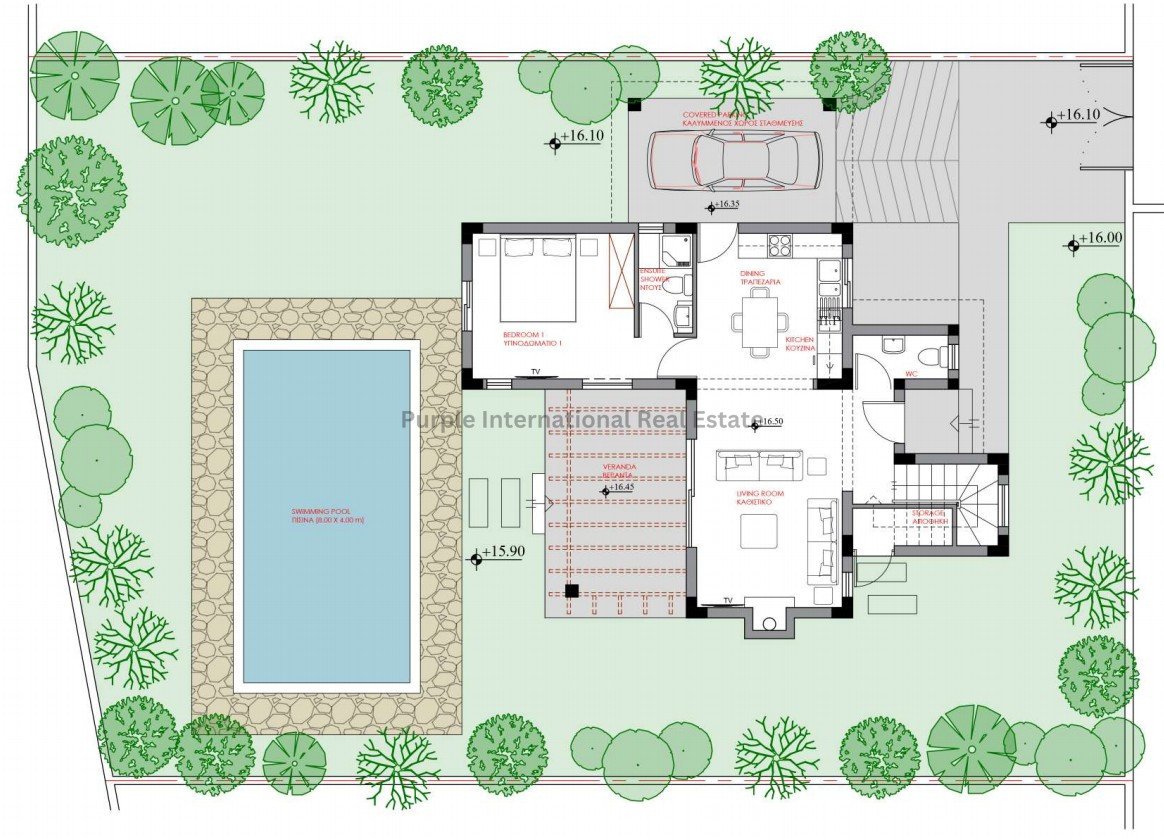 Вилла с 3 спальнями в Марони, Ларнака, Кипр № 53099