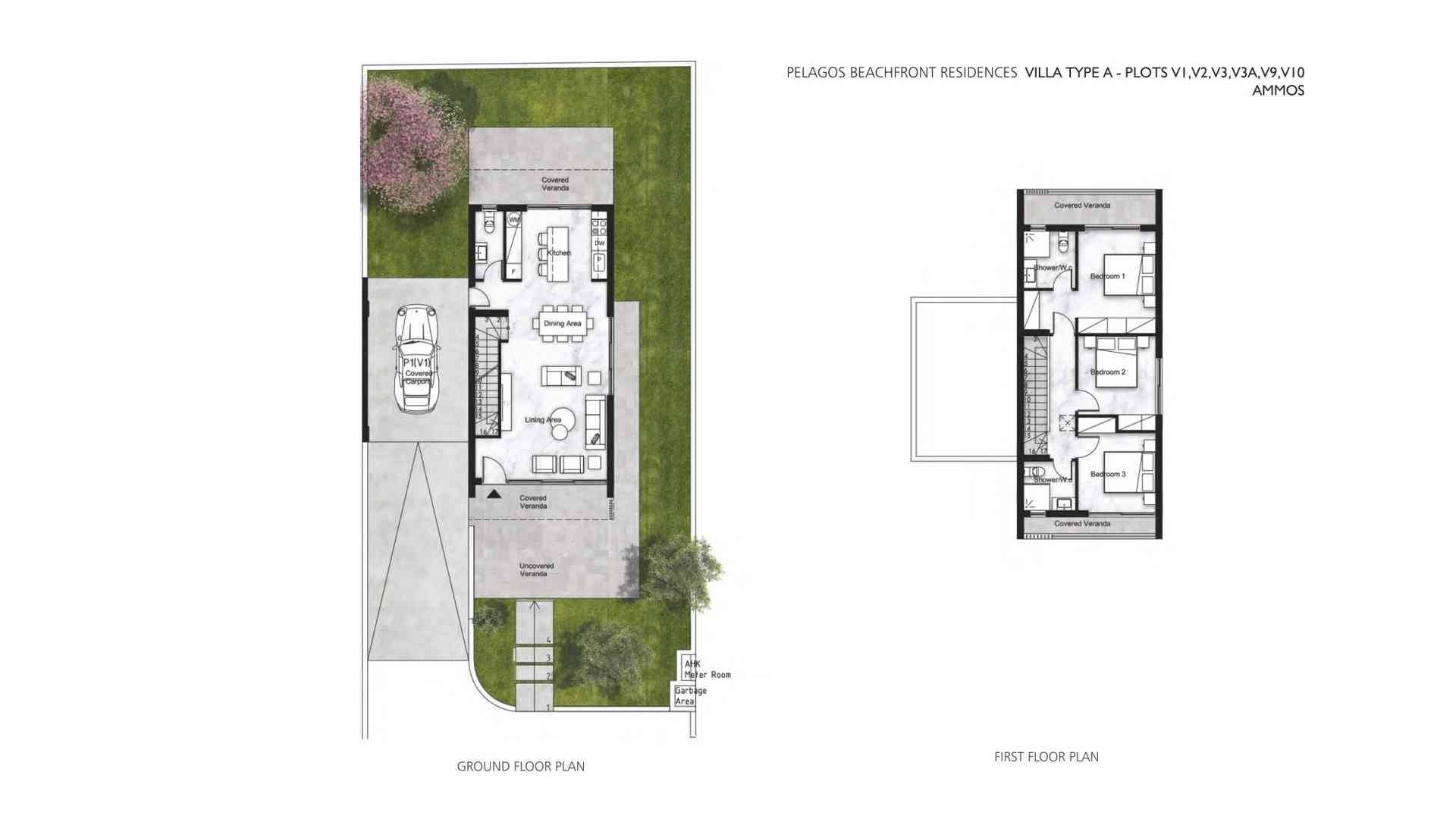3 bedrooms Villa in PELAGOS BEACHFRONT RESIDENCES Paphos, Cyprus No. 5358