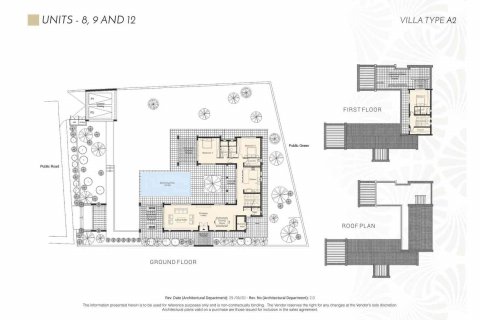 Villa floor plan «TYPE A2», 3 bedrooms in IMPERIAL RESIDENCES
