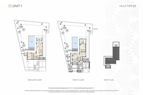Villa floor plan «TYPE E3», 3 bedrooms in IMPERIAL RESIDENCES