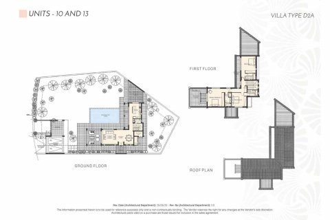 Villa floor plan «TYPE D2A», 3 bedrooms in IMPERIAL RESIDENCES