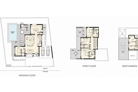 Villa floor plan «4BR-6», 4 bedrooms in Azalea Villas