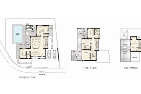 Villa floor plan «4BR-7», 4 bedrooms in Azalea Villas