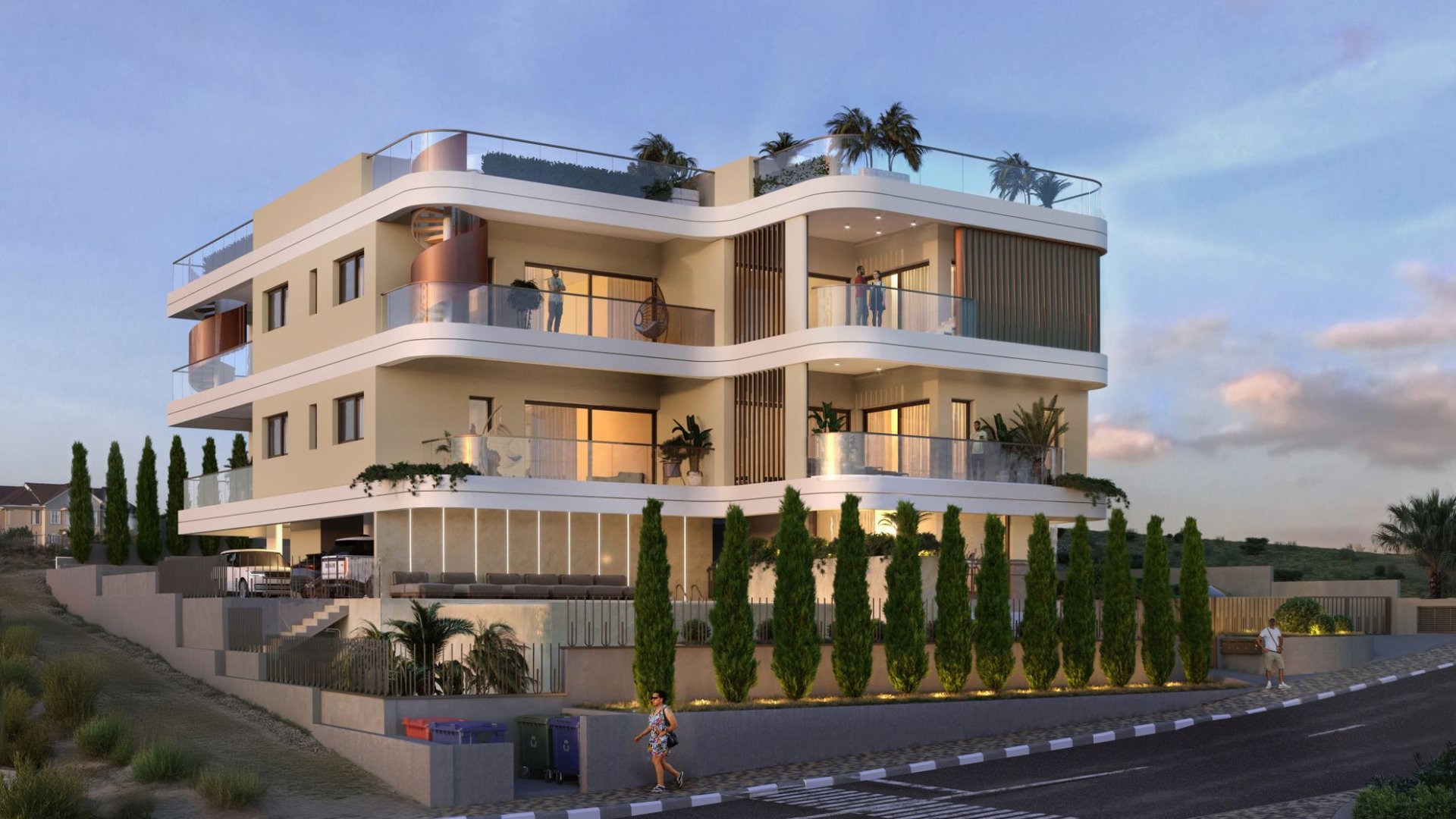 3 dormitorios Apartamento en Germasogeia, Limassol, Chipre No. 43336