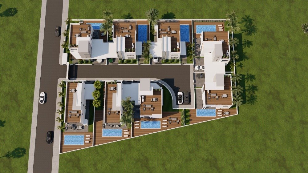 Вилла с 3 спальнями в Калавасос, Ларнака, Кипр № 35649