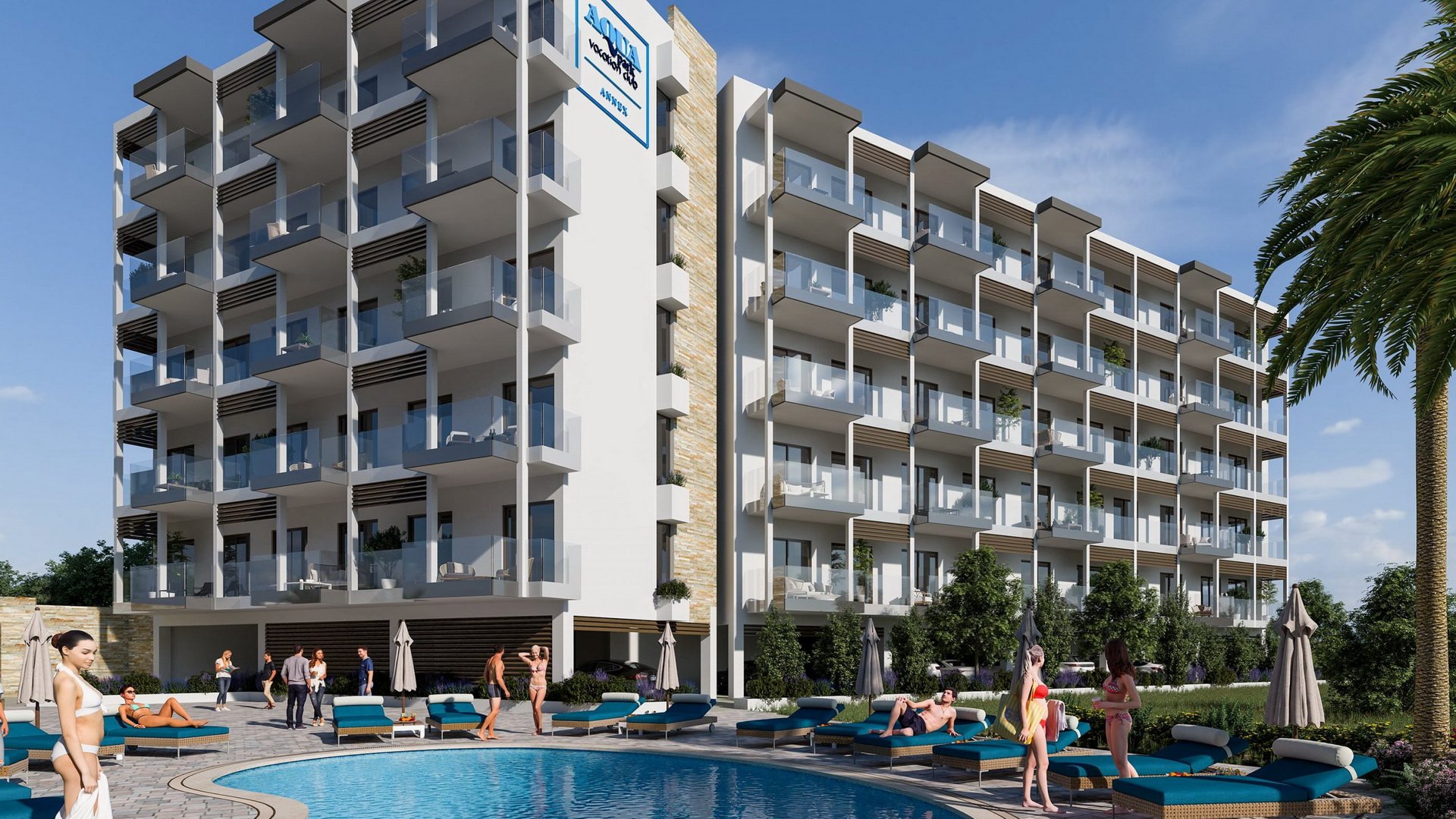Aqua Park Vacation Club Annex in Mouttagiaka, Limassol, Cyprus No. 9276