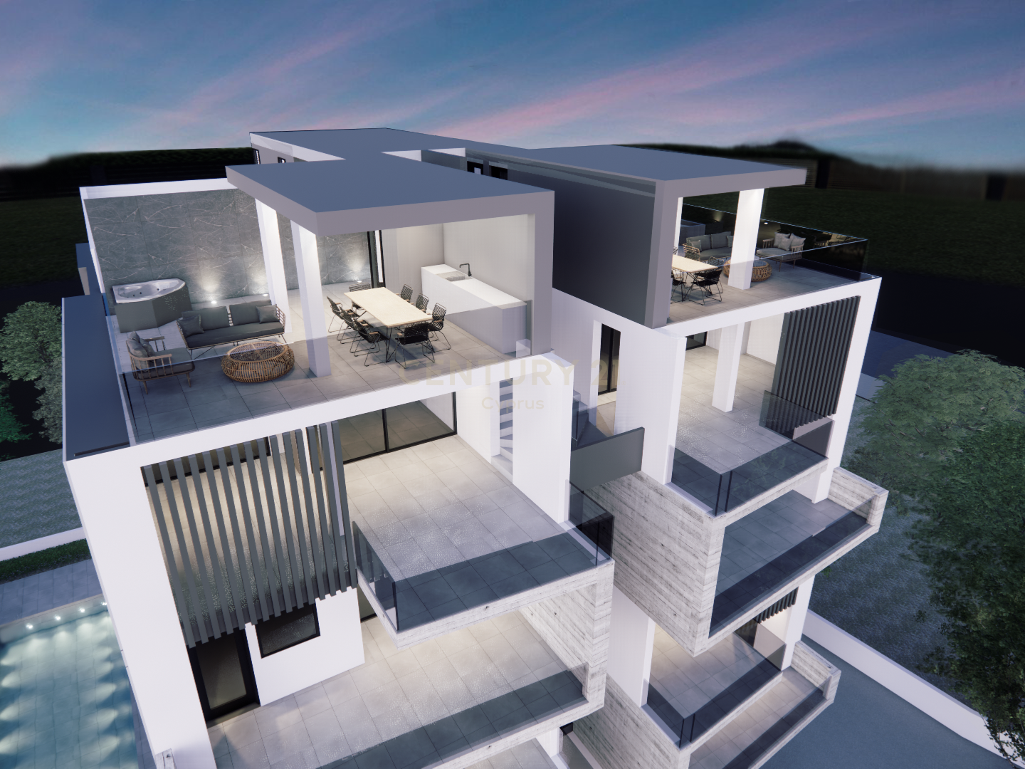 3 bedrooms Penthouse in Germasogeia, Limassol, Cyprus No. 29562