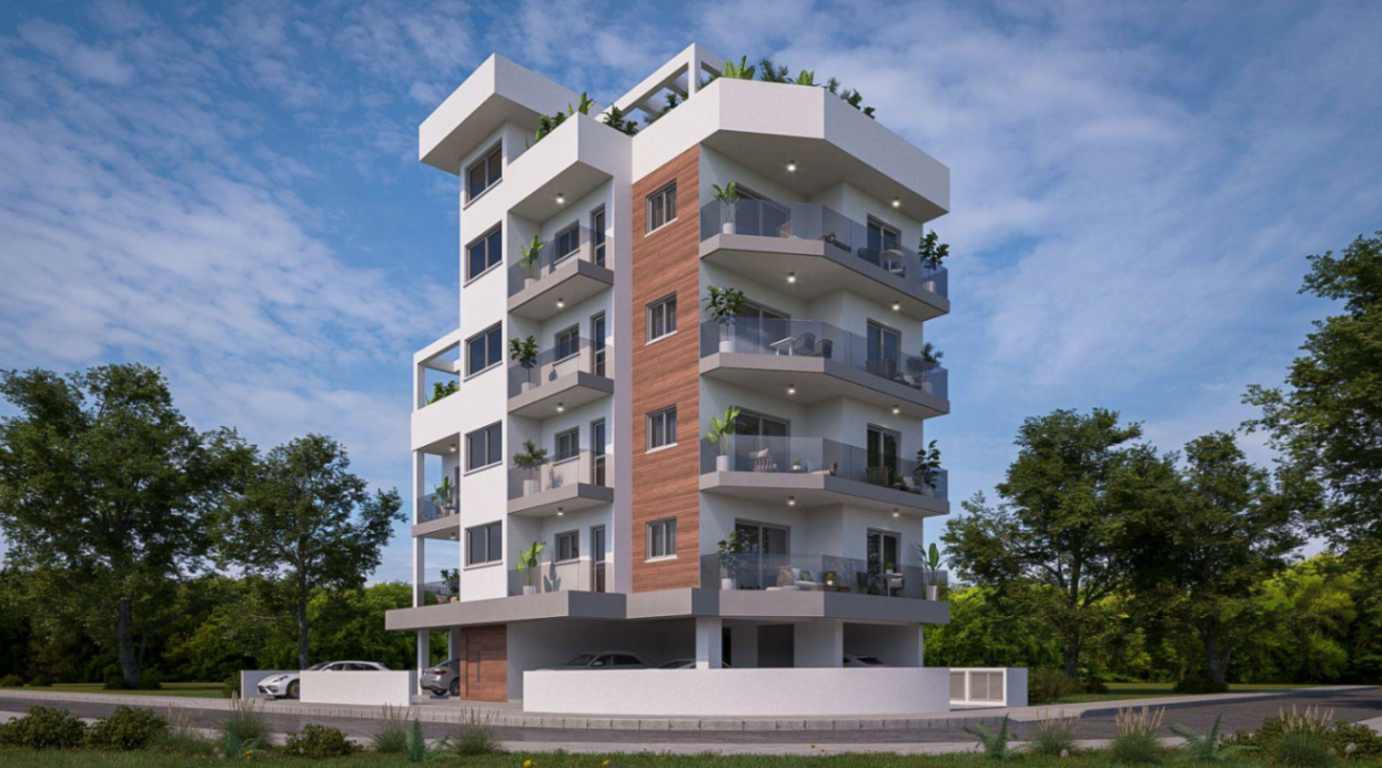 Квартира с 2 спальнями в Ларнака, Кипр № 46674