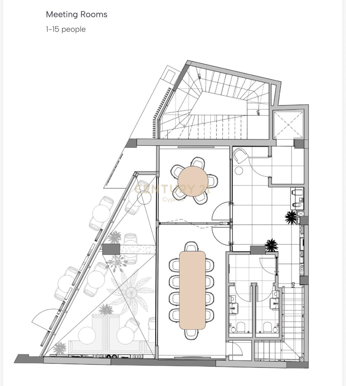 100m2 Bureau à Limassol, Chypre No. 57842