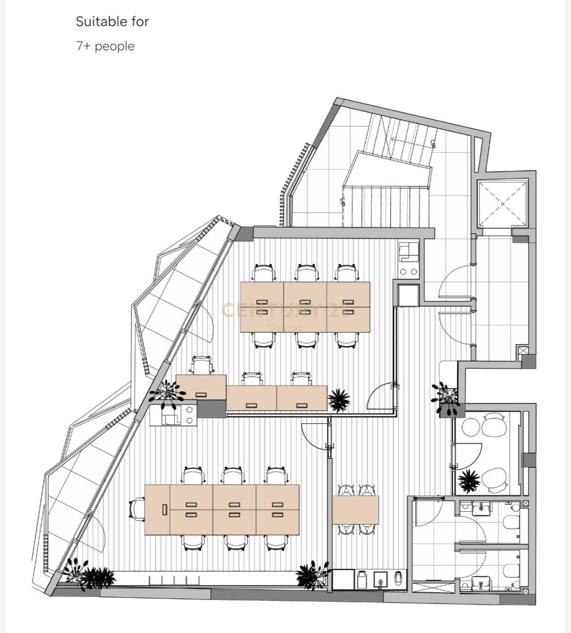 100m2 Bureau à Limassol, Chypre No. 57842
