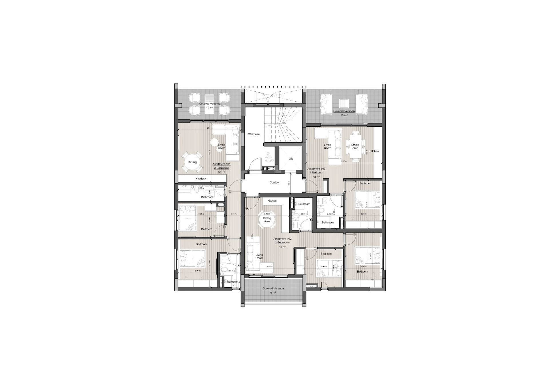 2 chambres Appartement à Neapolis, Limassol, Chypre No. 53349