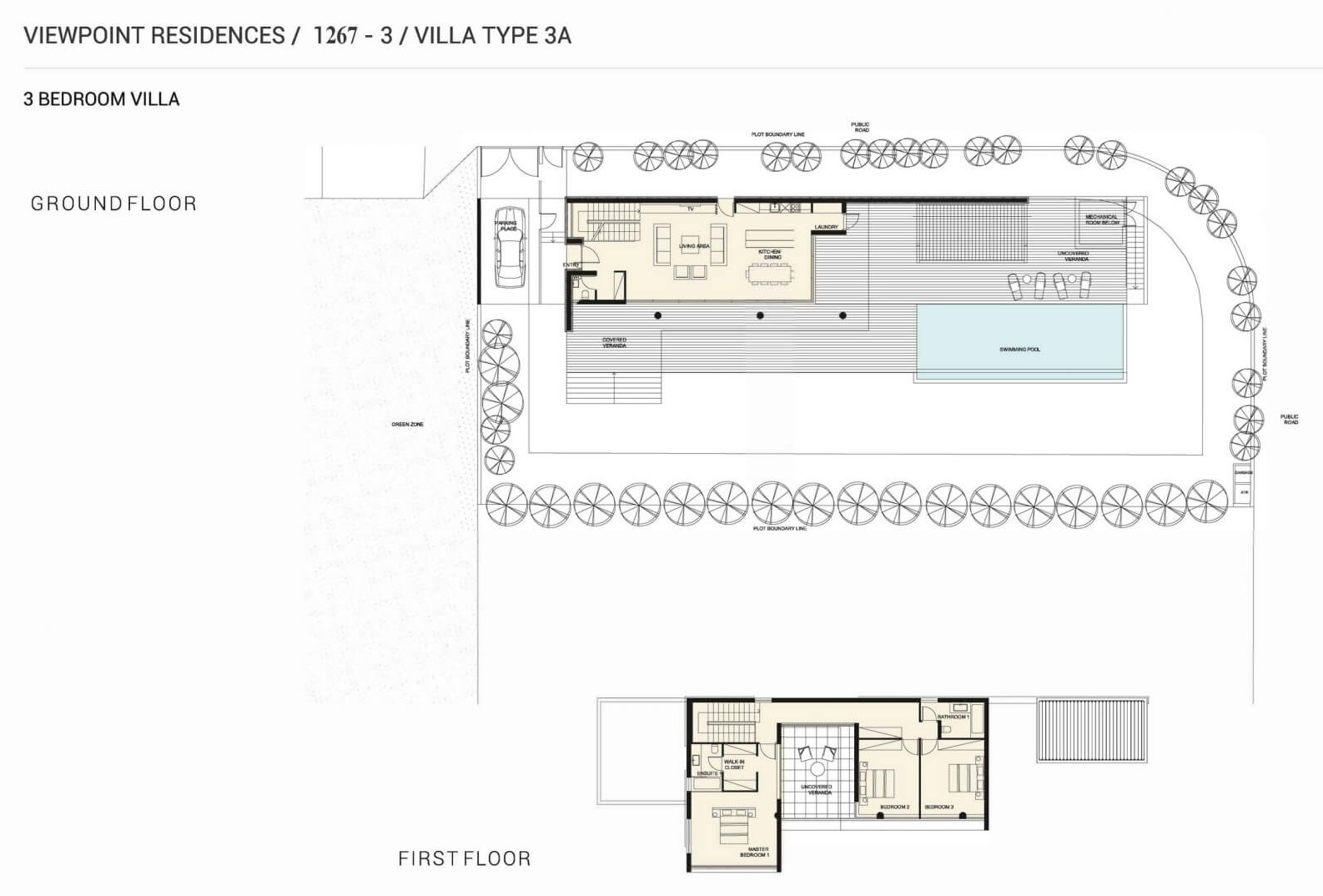 3 bedrooms Villa in Viewpoint Hills Pegeia, Paphos, Cyprus No. 9221