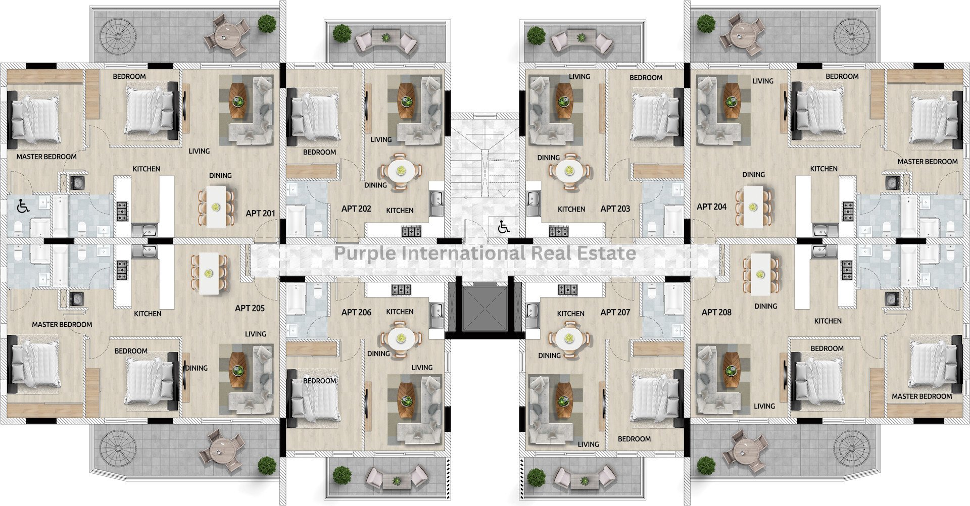 2 bedrooms Apartment in Oroklini, Larnaka, Cyprus No. 57360